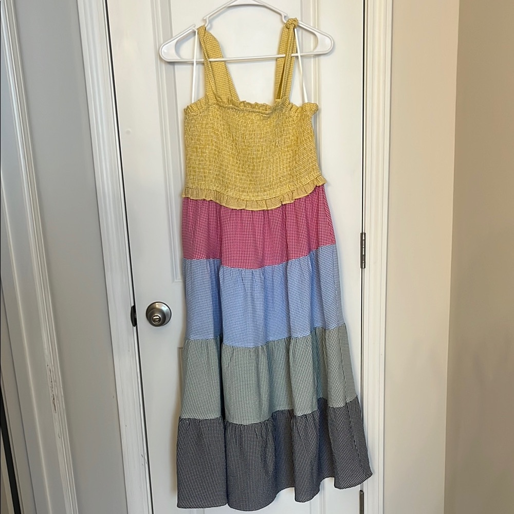 JODIFL Multicolor Tiered Maxi Dress